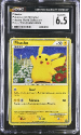 Pikachu (HOLO)(ITALIAN) : PIKACHU 2010 WORLD COLLECTION - CERTIFIED GUARANTY COMPANY Graded Card - 6.5 EX/NM+