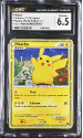 Pikachu (HOLO)(ITALIAN) : PIKACHU 2010 WORLD COLLECTION - CERTIFIED GUARANTY COMPANY Graded Card - 6.5 EX/NM+