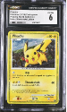 Pikachu (HOLO)(PORTUGUESE) : PIKACHU 2010 WORLD COLLECTION - CERTIFIED GUARANTY COMPANY Graded Card - 6 EX/NM