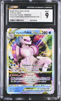Origin Forme Palkia VSTAR : SWSH254 BLACK STAR PROMO - CERTIFIED GUARANTY COMPANY Graded Card - 9 MINT