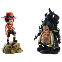 One Piece WCF Stories Ace vs Teach Figures