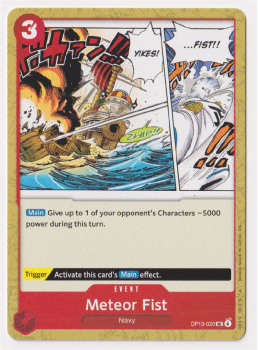 Meteor Fist single card from One Piece Trading Card Game