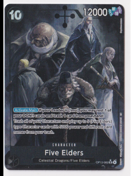 Five Elders (ALTERNATE ART) single card from One Piece Trading Card Game