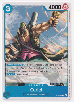 Curiel single card from One Piece Trading Card Game