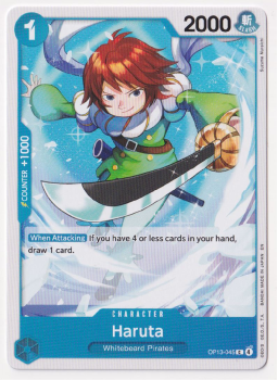Haruta single card from One Piece Trading Card Game
