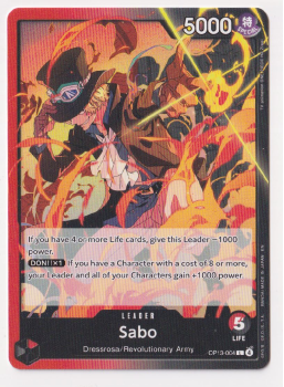 Sabo single card from One Piece Trading Card Game