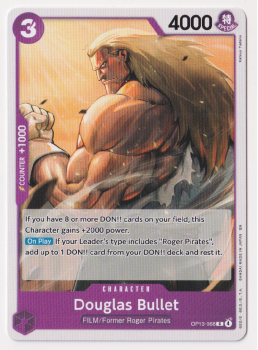Douglas Bullet single card from One Piece Trading Card Game