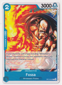 Fossa single card from One Piece Trading Card Game