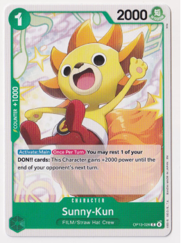 Sunny-Kun single card from One Piece Trading Card Game