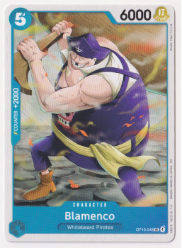 Blamenco single card from One Piece Trading Card Game
