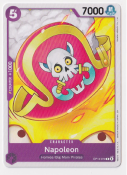 Napoleon single card from One Piece Trading Card Game