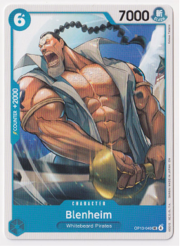 Blenheim single card from One Piece Trading Card Game