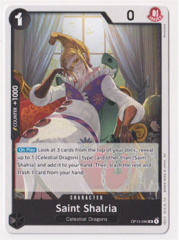 Saint Shalria single card from One Piece Trading Card Game