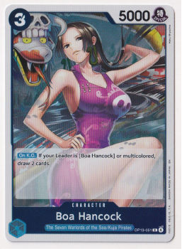 Boa Hancock single card from One Piece Trading Card Game