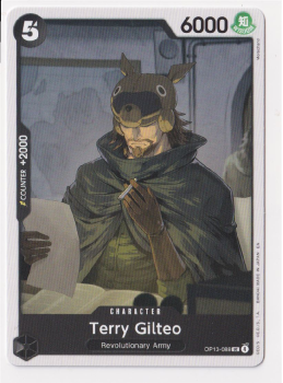 Terry Gilteo single card from One Piece Trading Card Game