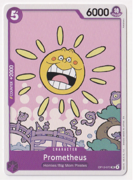 Prometheus single card from One Piece Trading Card Game