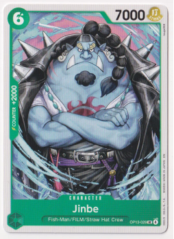 Jinbe single card from One Piece Trading Card Game