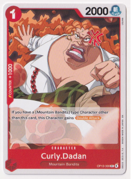Curly.Dadan single card from One Piece Trading Card Game