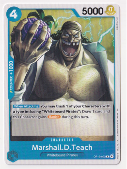 Marshall.D.Teach single card from One Piece Trading Card Game
