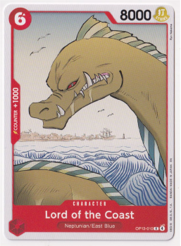 Lord of the Coast single card from One Piece Trading Card Game
