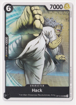 Hack single card from One Piece Trading Card Game