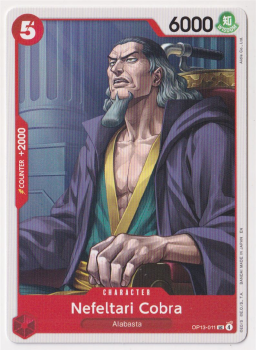 Nefeltari Cobra single card from One Piece Trading Card Game