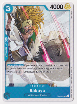 Rakuyo single card from One Piece Trading Card Game