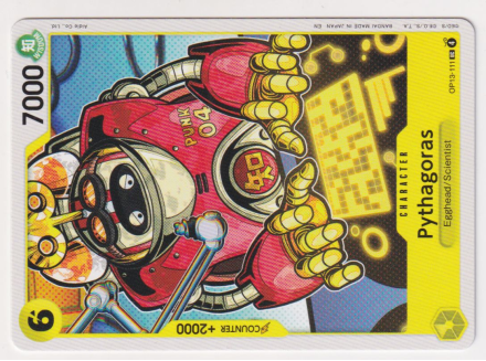 Pythagoras single card from One Piece Trading Card Game