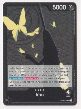 Imu single card from One Piece Trading Card Game