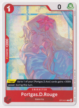 Portgas.D.Rouge single card from One Piece Trading Card Game