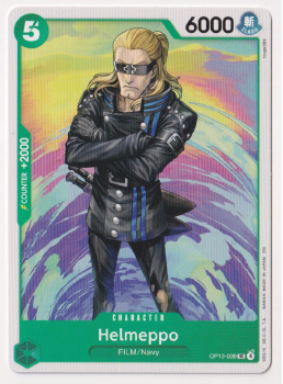 Helmeppo single card from One Piece Trading Card Game
