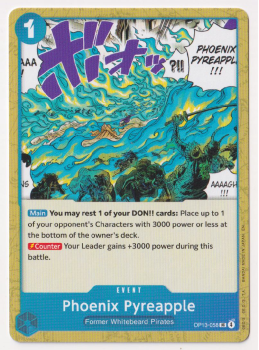 Phoenix Pyreapple single card from One Piece Trading Card Game