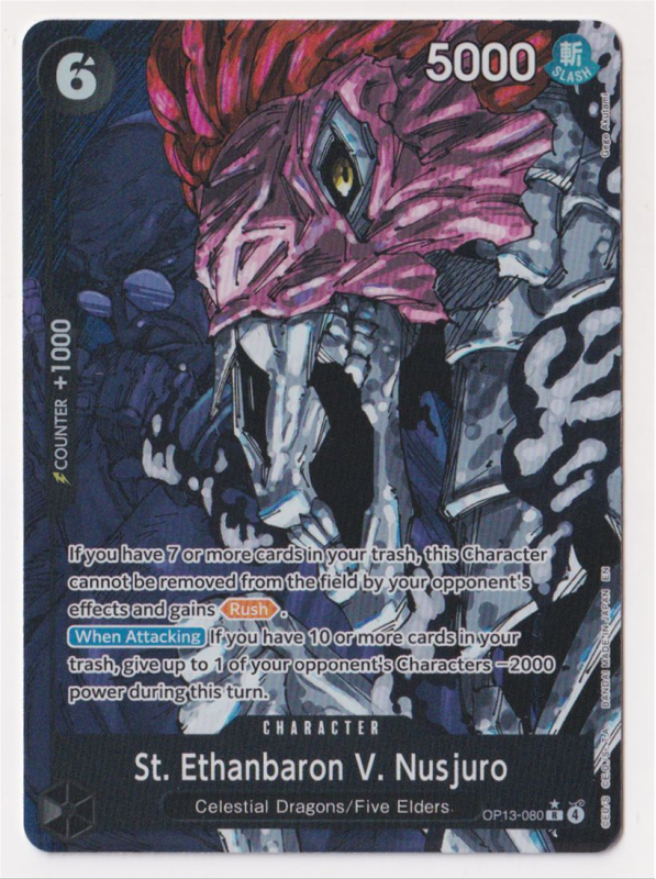 Figurine One Piece Ichibansho - Saint Ethanbaron V. Nusjuro (Le Trône Du Pouvoir) - Bandai Spirits - Environ 14 Cm