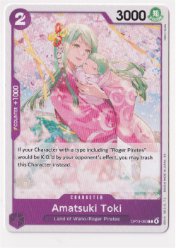 Amatsuki Toki single card from One Piece Trading Card Game