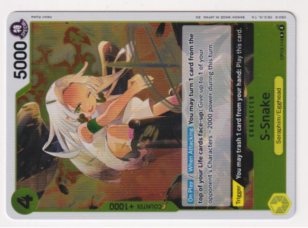 S-Snake single card from One Piece Trading Card Game