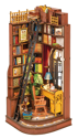 Rolife Silent Corner Study DIY Book Nook Shelf Insert TGE02