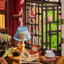 Rolife Silent Corner Study DIY Book Nook Shelf Insert TGE02 - Image 2