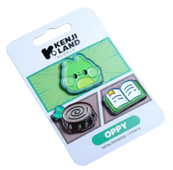 Kenji: Metal Pin Badges 3pcs - Tiny-K Oppy