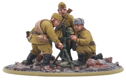 Bolt Action - 3rd Edition Soviet Army Medium Mortar Team