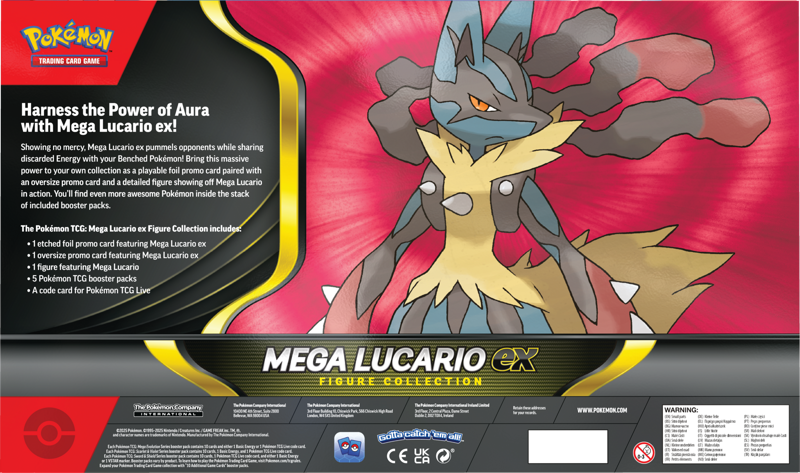 Pokemon Mega Lucario EX Figure Collection | Pokemon Collections