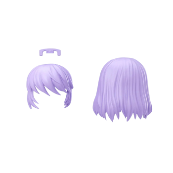30MS Option Hair Style Parts Vol.12 Medium Hair 6 Colour Purple 2