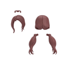 30MS Option Hair Style Parts Vol.12 Pigtails 9 Colour Brown 5