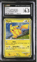 Pikachu (PROMO)(GERMAN) : PIKACHU WORLD COLLECTION 2010 - CERTIFIED GUARANTY COMPANY Graded Card - 6.5 EX/NM+