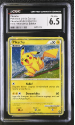 Pikachu (PROMO)(GERMAN) : PIKACHU WORLD COLLECTION 2010 - CERTIFIED GUARANTY COMPANY Graded Card - 6.5 EX/NM+