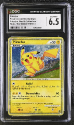 Pikachu (PROMO)(GERMAN) : PIKACHU WORLD COLLECTION 2010 - CERTIFIED GUARANTY COMPANY Graded Card - 6.5 EX/NM+