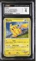 Pikachu (PROMO)(GERMAN) : PIKACHU WORLD COLLECTION 2010 - CERTIFIED GUARANTY COMPANY Graded Card - 4 VG/EX