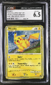 Pikachu (PROMO)(GERMAN) : PIKACHU WORLD COLLECTION 2010 - CERTIFIED GUARANTY COMPANY Graded Card - 6.5 EX/NM+