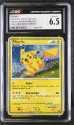 Pikachu (PROMO)(GERMAN) : PIKACHU WORLD COLLECTION 2010 - CERTIFIED GUARANTY COMPANY Graded Card - 6.5 EX/NM+