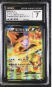 Charizard EX (PROMO) : XY121 BLACK STAR PROMO - CERTIFIED GUARANTY COMPANY Graded Card - 7 NEAR MINT