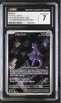 Mewtwo (PROMO) : SVP052 BLACK STAR PROMO - CERTIFIED GUARANTY COMPANY Graded Card - 7 NEAR MINT